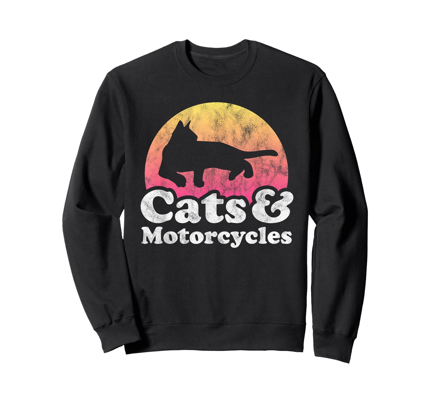 Cats and Motorcycles Men's or Women's Cat and Motorcycle T-Shirt