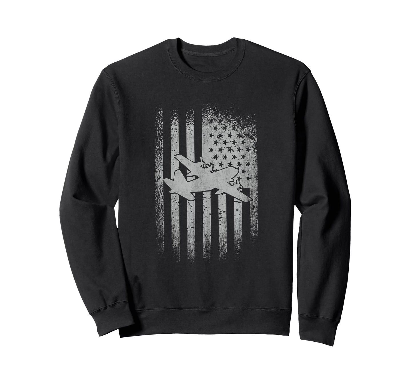 C 130 Hercules Air Force Transport Cargo Plane American Flag T-Shirt for Women Men