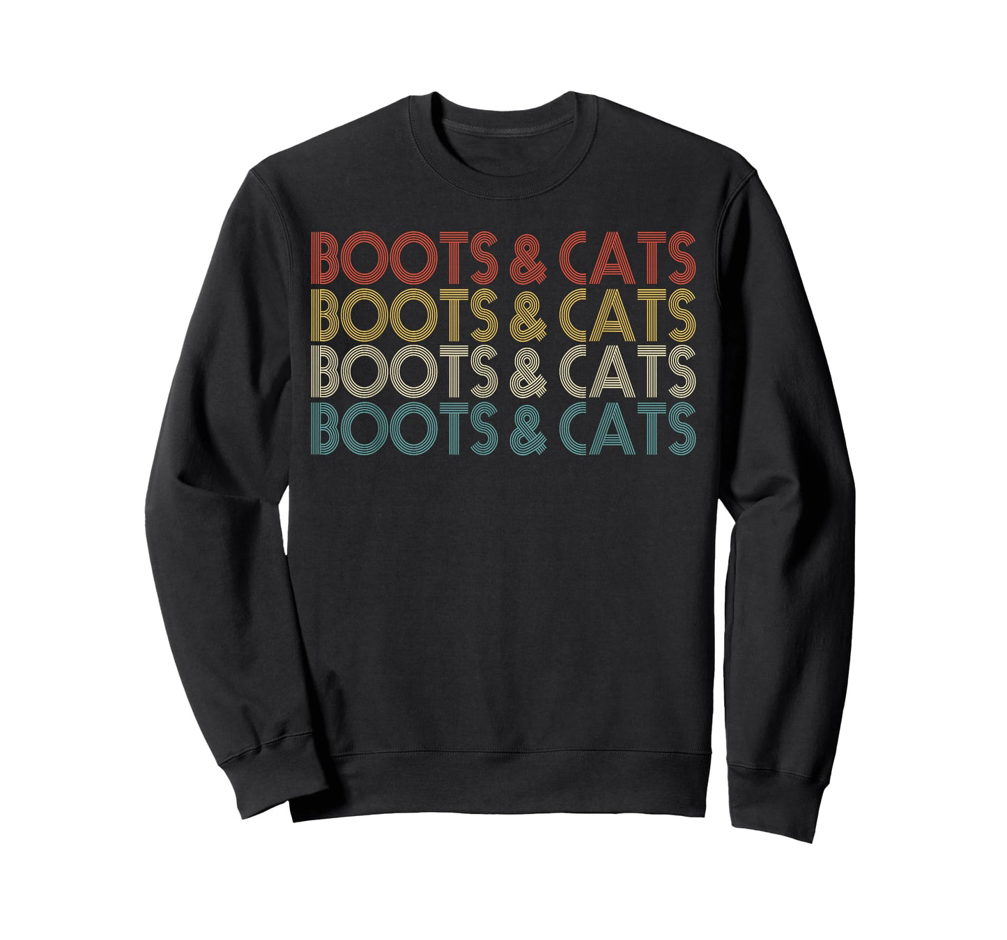 Boots and Cats Funny House & Techno DJ T-Shirt