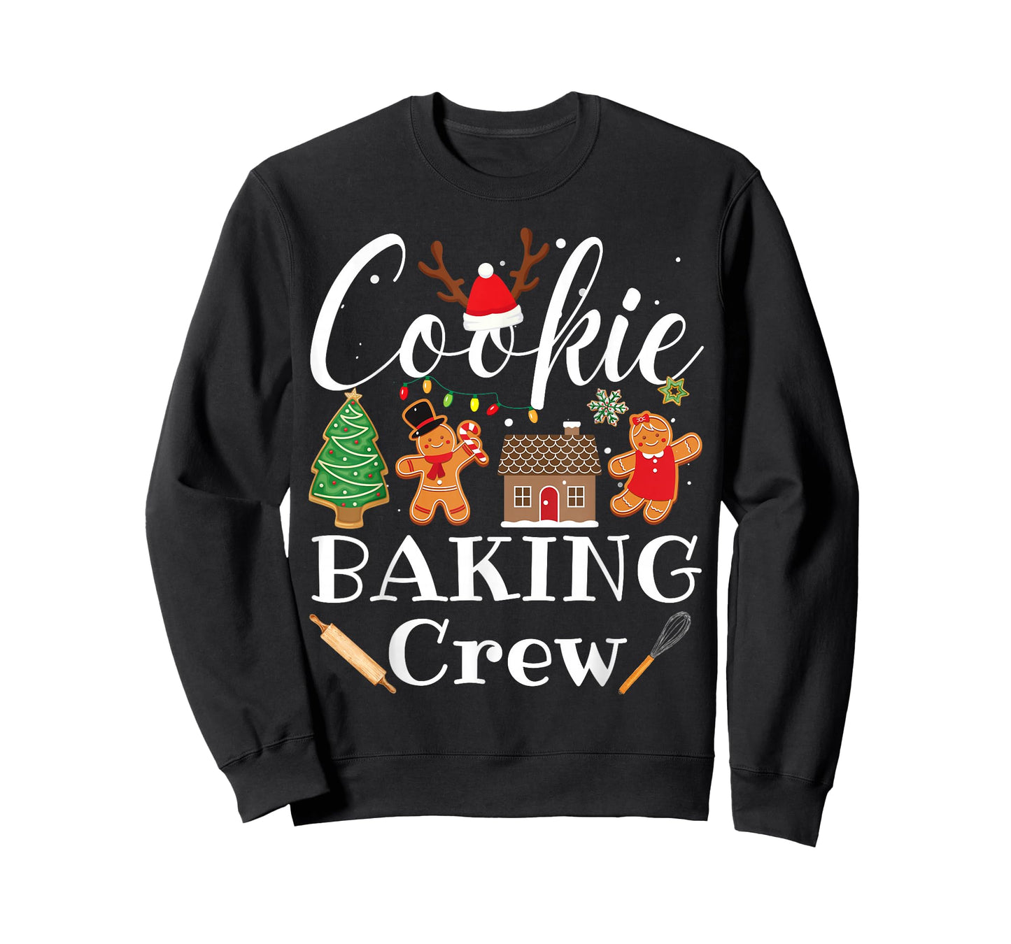 Christmas Cookie Baking Crew Family Baking Team Funny Cookie T-Shirt
