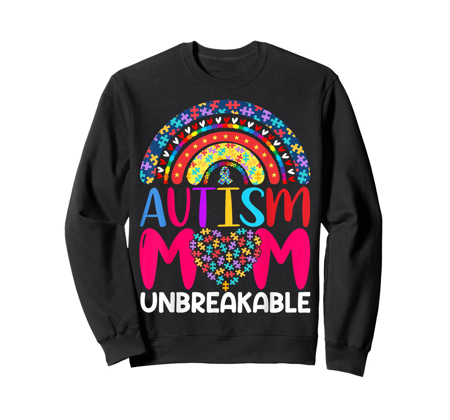 Autism Mom Unbreakable T-Shirt, Black