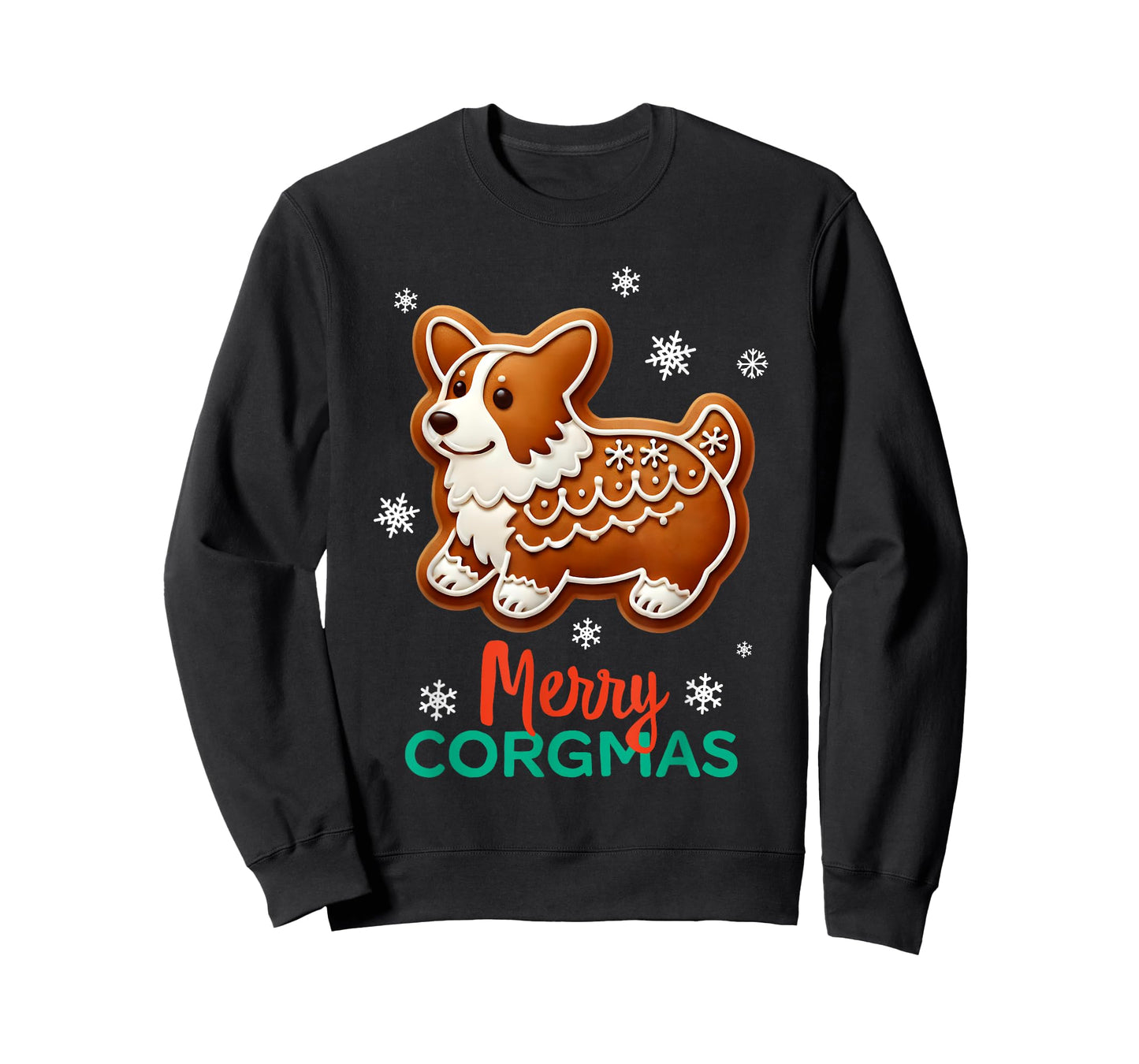 Corgi Christmas Gingerbread Xmas Dog Lover Merry Corgmas T-Shirt