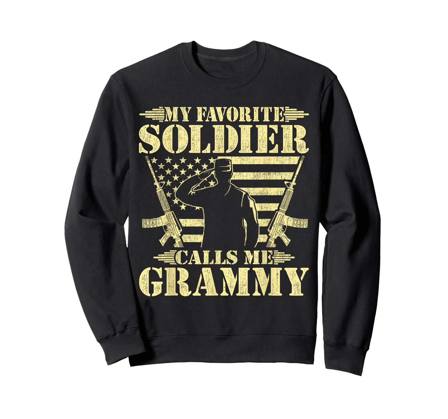 My Favorite Soldier Calls Me Grammy - Proud Military Grandma T-Shirt