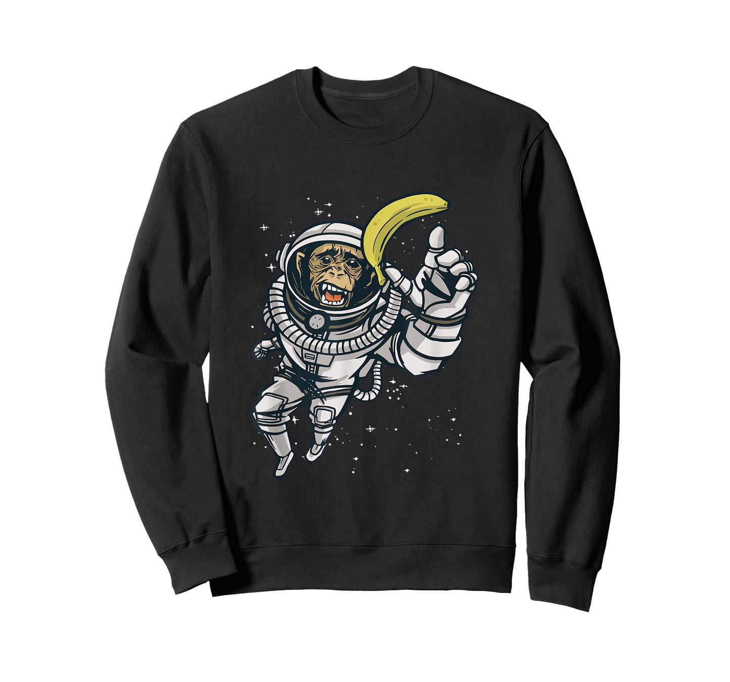 Funny Astronaut Monkey Chimpanzee Chimp Space Humor Meme T-Shirt