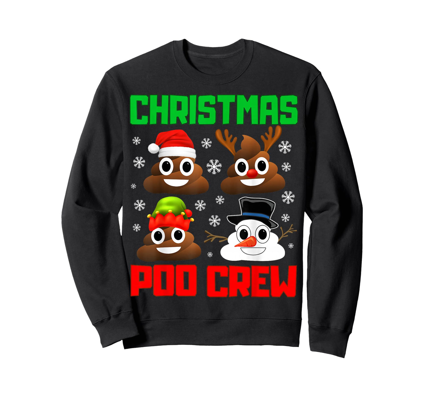 Christmas Poop Crew Funny Xmas Pajama T-Shirt