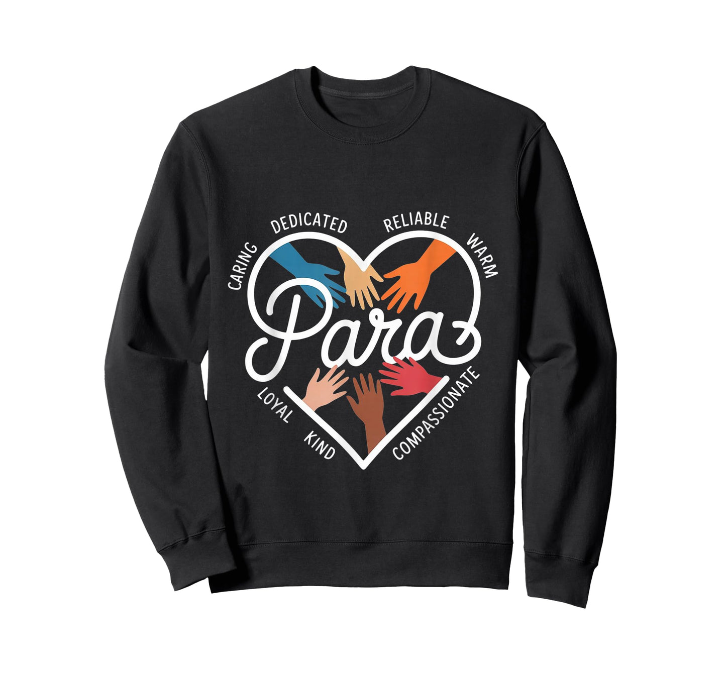 para Heart Paraprofessional Teacher Paraeducator T-Shirt