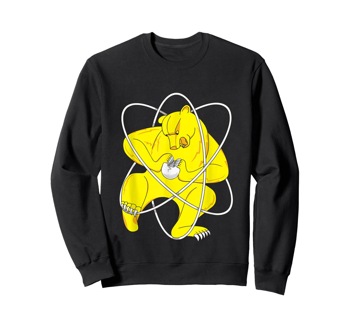 Zheleznogorsk Bear Splitting Atom T-Shirt | Russian Flag T-Shirt