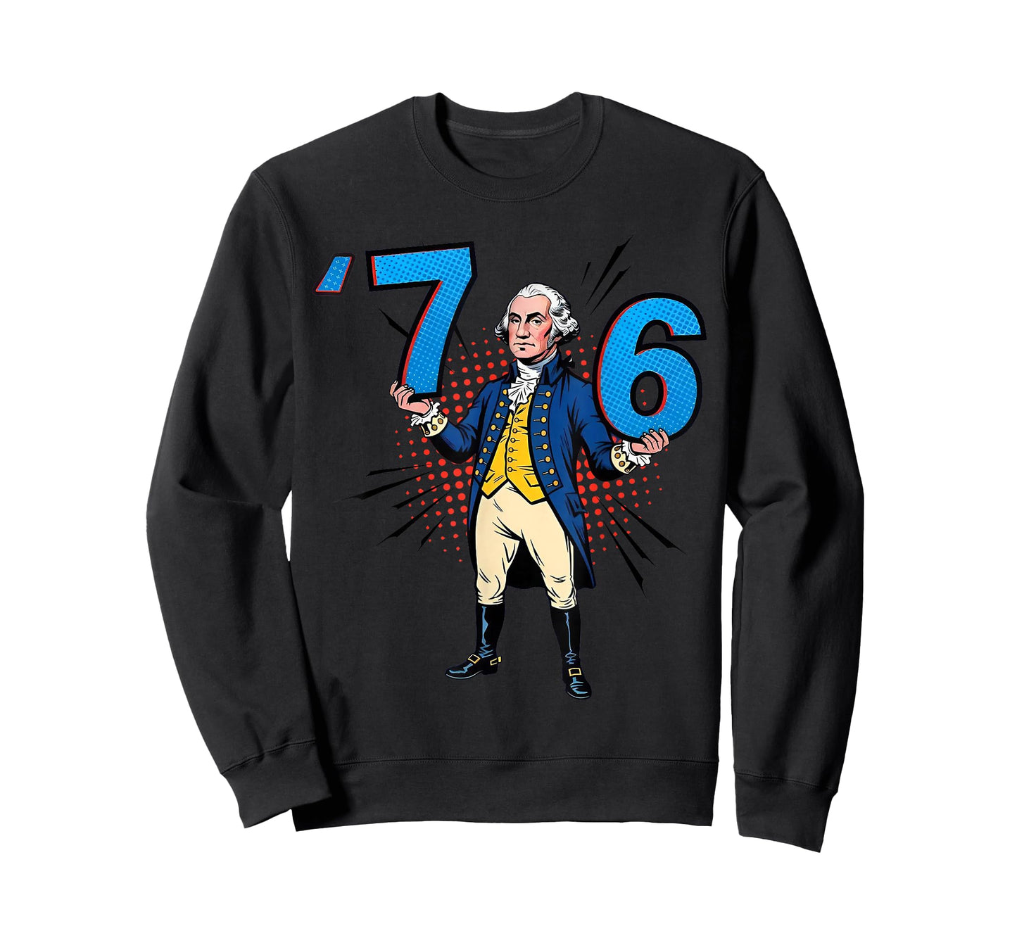 George Washington 76 Yeeted Six Seven T-Shirt