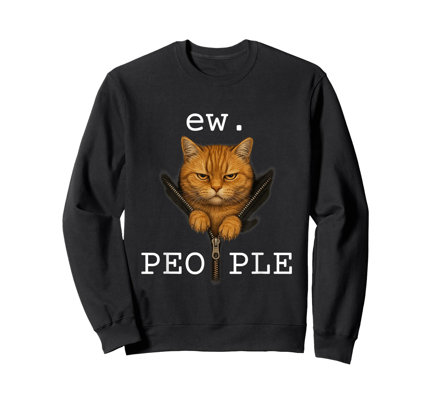 Funny Cat Shirts - Ew People Tabby Cat T-Shirt