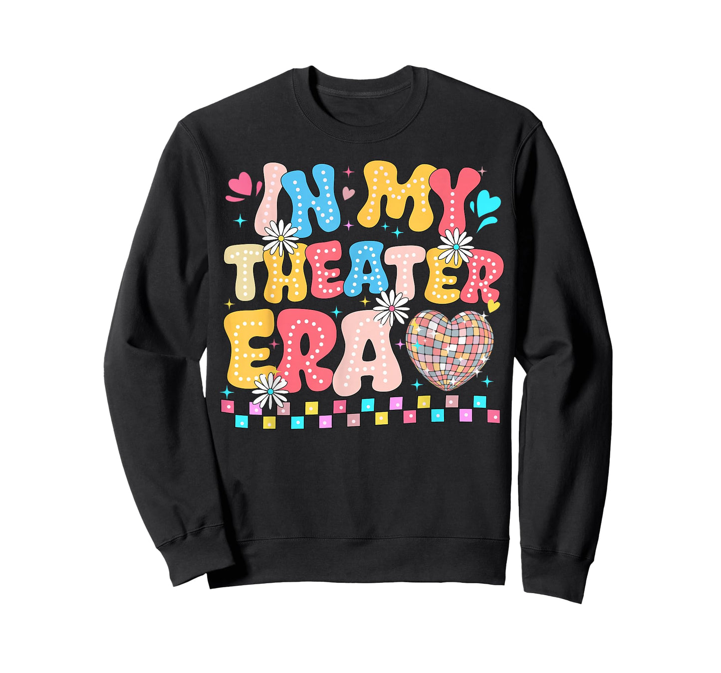 In My Theater Era Theater Lover Acting Teacher Girl Groovy T-Shirt