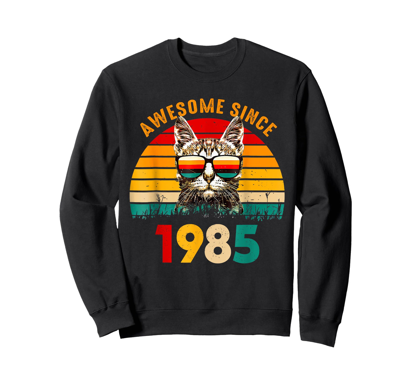 Awesome Since 1985, 1985 Retro Cool Cat T-Shirt
