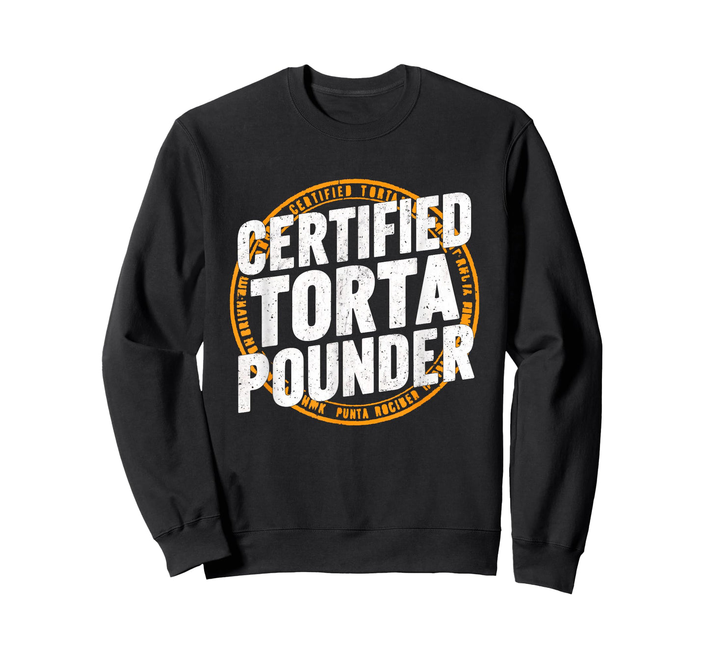 Certified Torta Pounder Cool Stamp Look Design T-Shirt