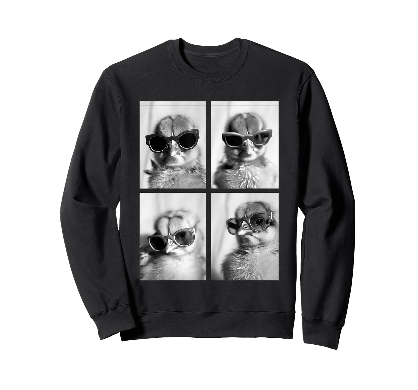 Baby Chickens with Sunglasses Farm Animal Chick Photo Booth T-Shirt