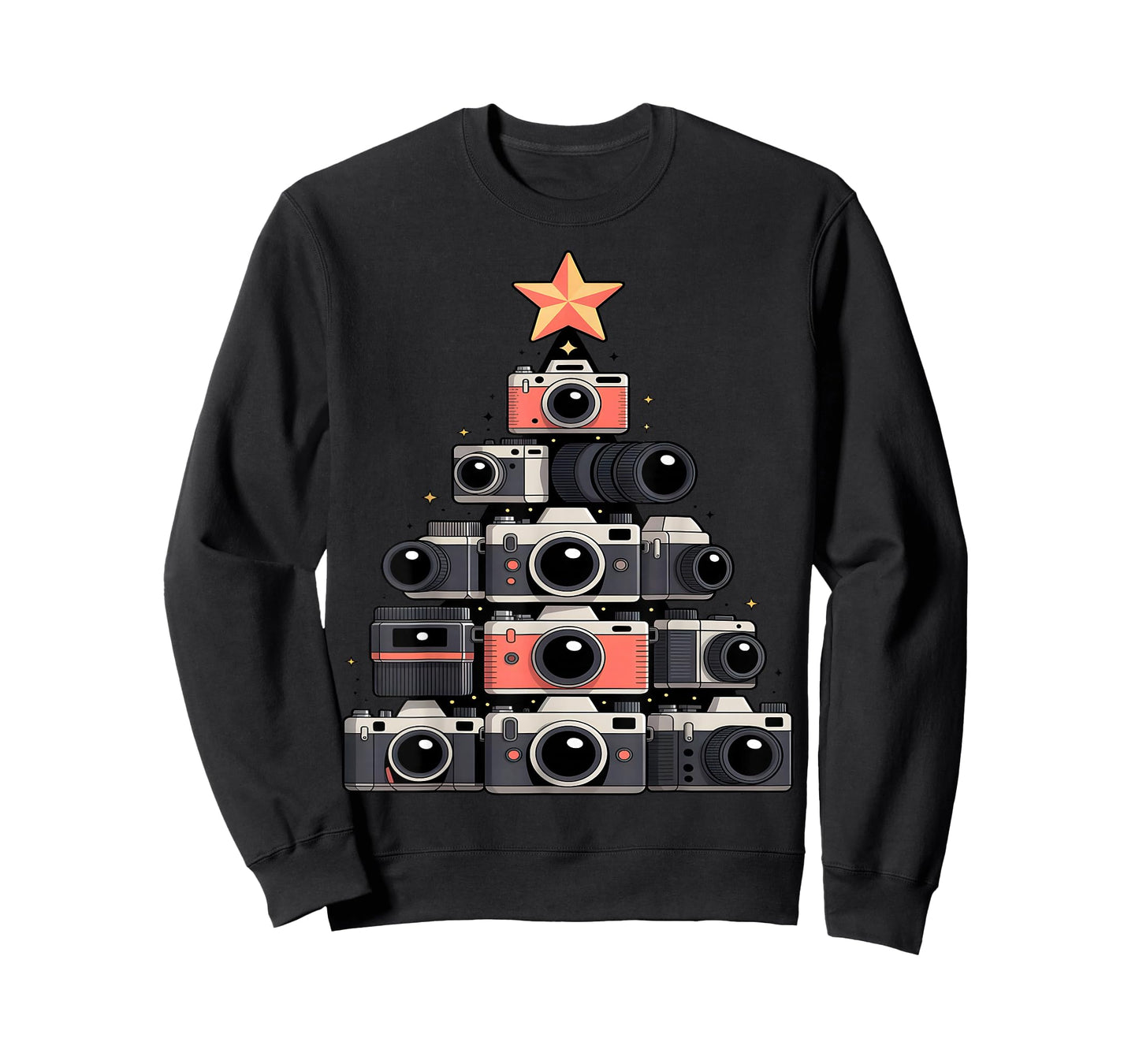 Photography Camera Christmas Tree Holiday T-Shirt