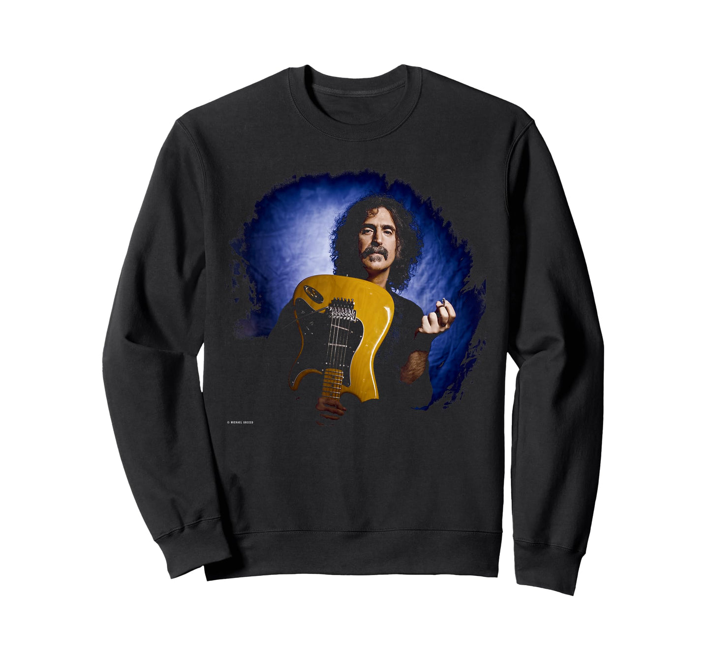 Frank Zappa with Guitar LA Portrait by Michael Grecco T-Shirt