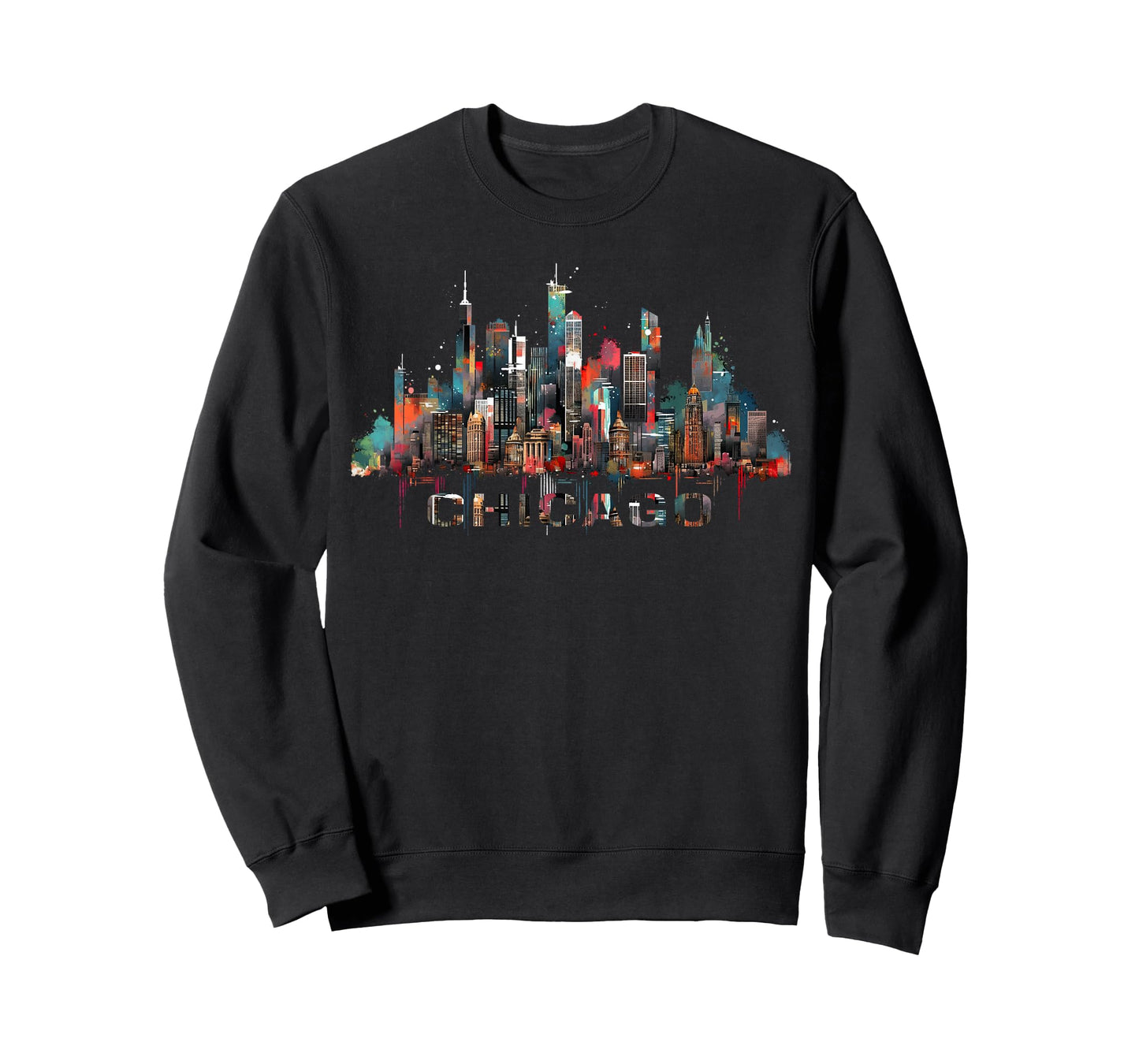 Chicago City Downtown Skyline T-Shirt
