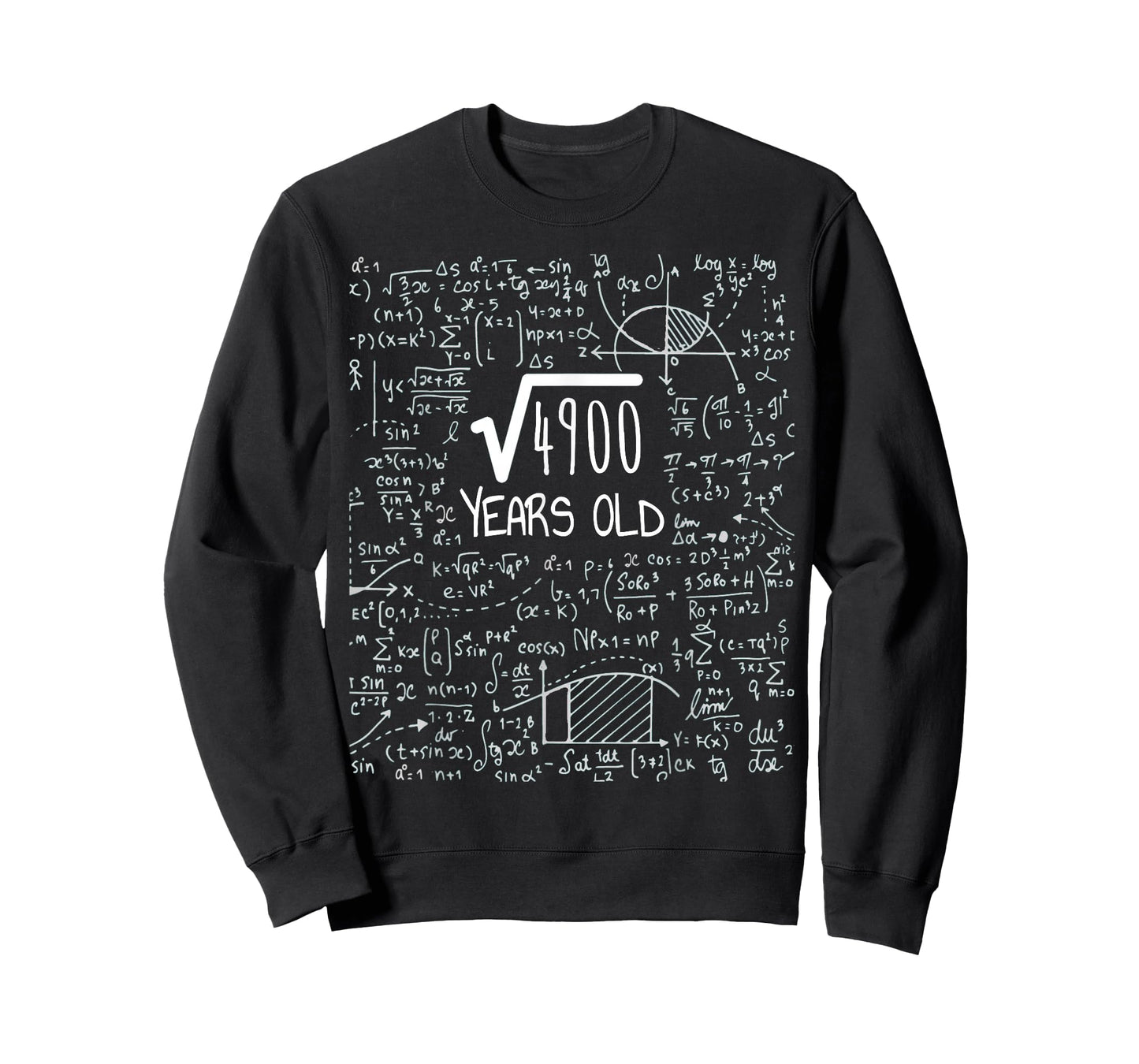 70th Birthday Square Root of 4900: 70 Years Old T-Shirt