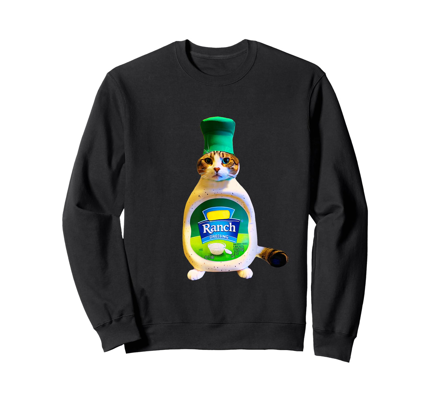 Ranch Dressing Cat Gift Funny Ranch Dressing Sauce Humor T-Shirt