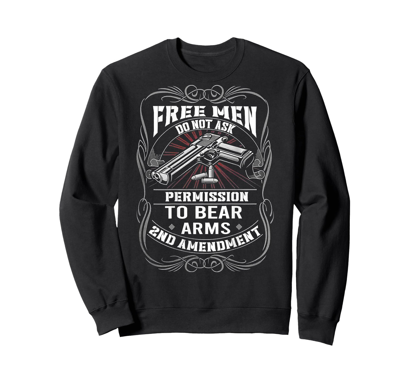 Free Men Do Not Ask Permission To Bear Arm (on back) T-Shirt