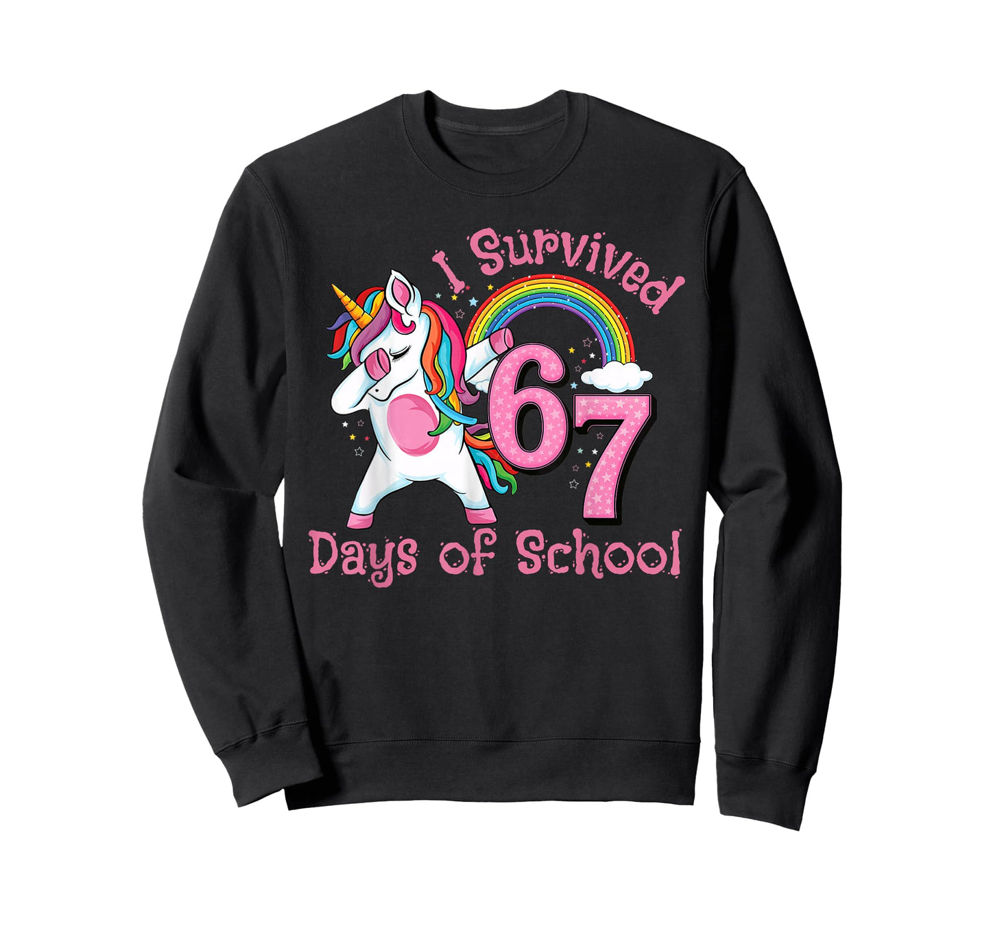 I Survived 67 Days of School Funny Six Seven 6 7 Meme T-Shirt