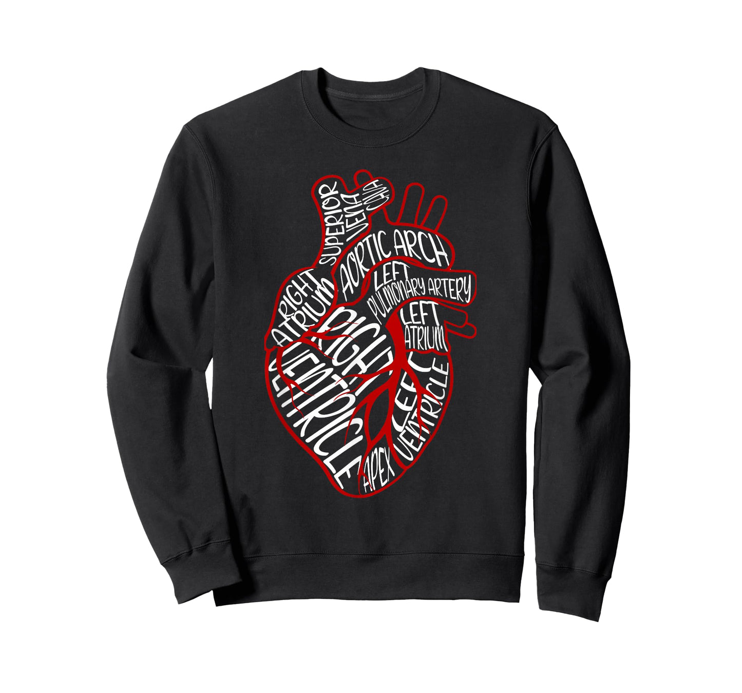 Anatomical Heart Medical Parts of Heart For Cardiologist T-Shirt