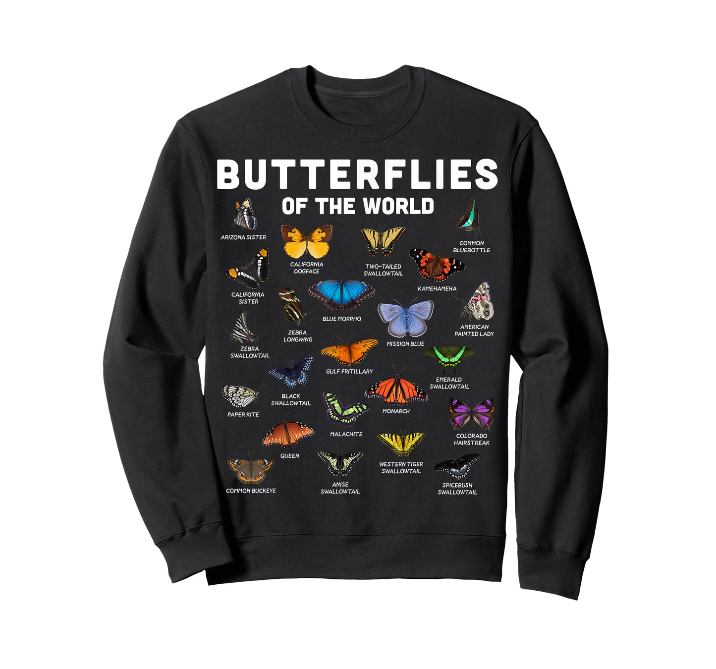 Butterfly Shirt Butterflies Of The World Butterfly Lover T-Shirt