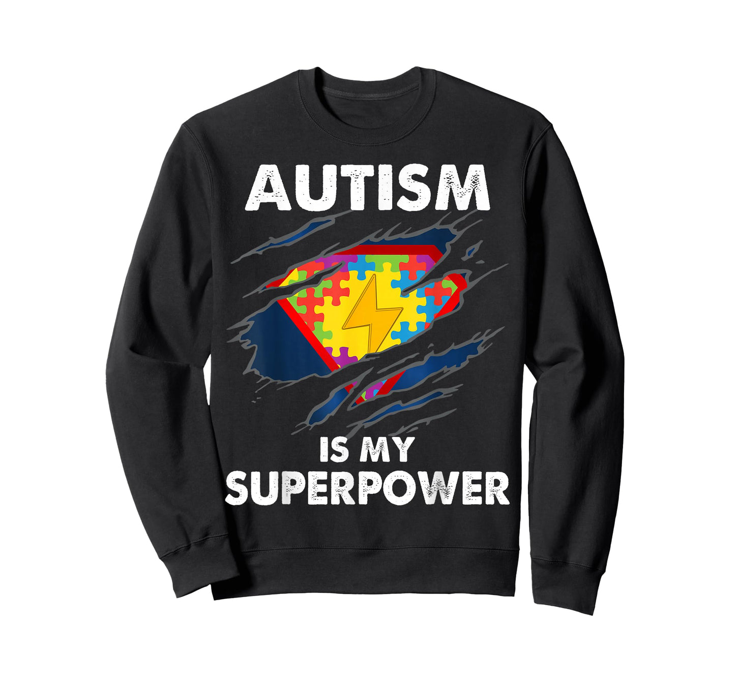 Autism is My Super Power Superhero Autism Awareness T-Shirt