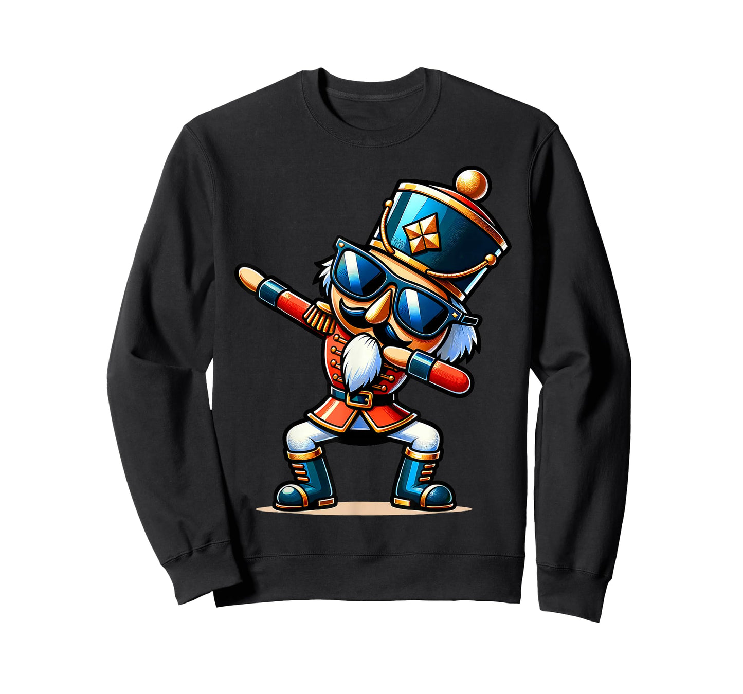 Christmas Nutcracker Dabbing Boys Santa Xmas Funny T-Shirt