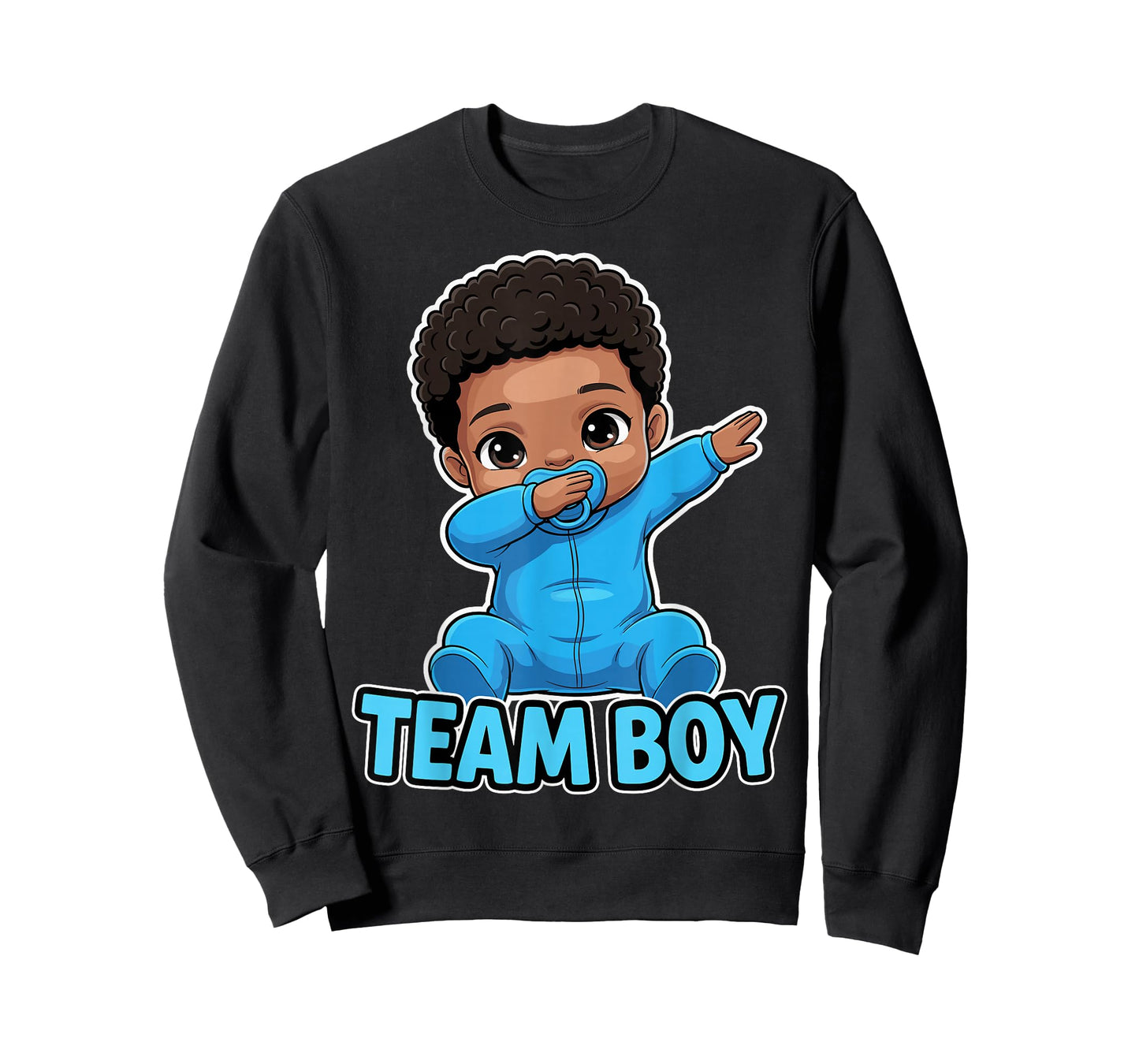 Gender Reveal Party Dabbing Team Boy Baby Announcement T-Shirt
