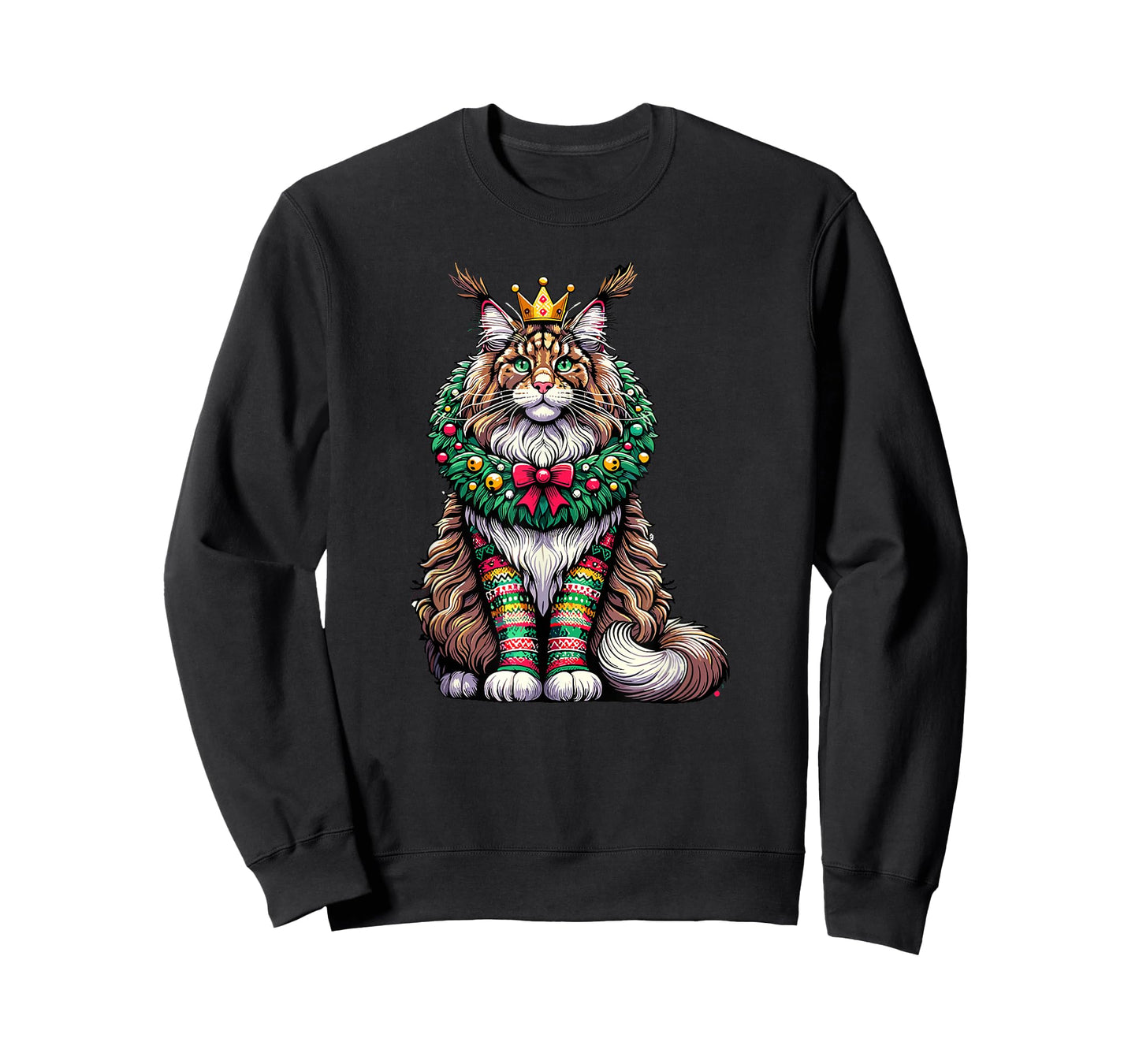 Christmas Maine Coon American Longhair T-Shirt