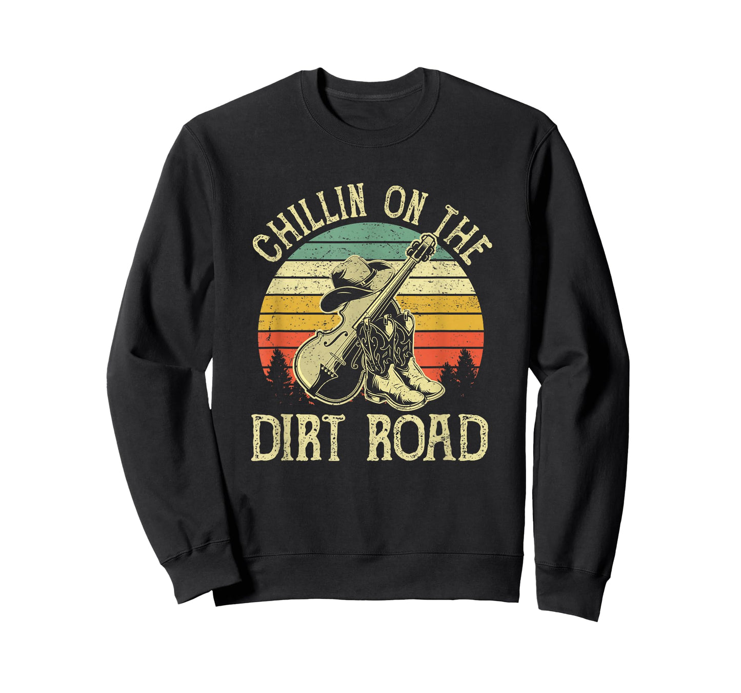 Chillin On The Dirt Road Western Life Rodeo Country Music T-Shirt