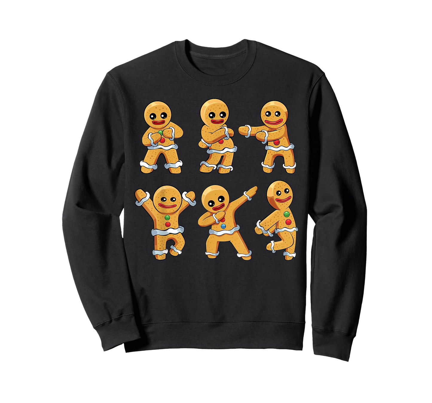 Christmas Gingerbread Man Dancing Dabbing T-Shirt