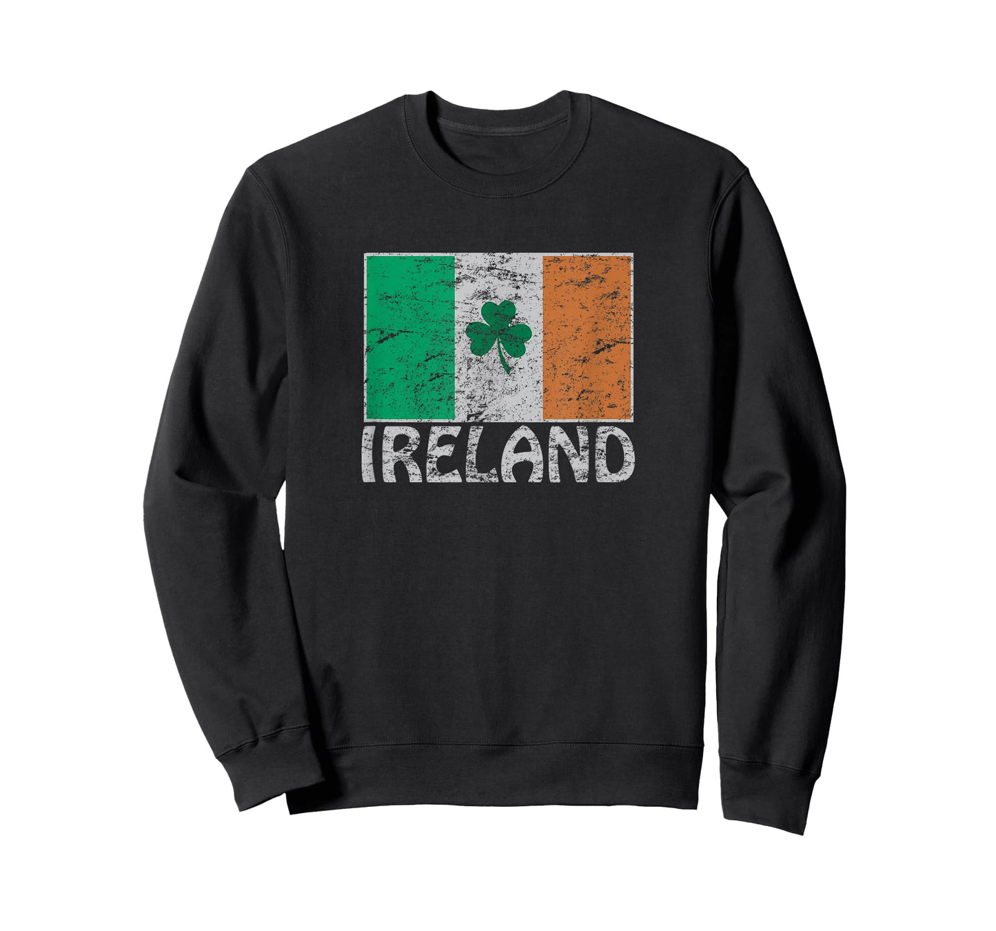 Irische & Irland Flagge Co. Ireland Flag Irish Flag T-Shirt for Men and Women - Black, Small