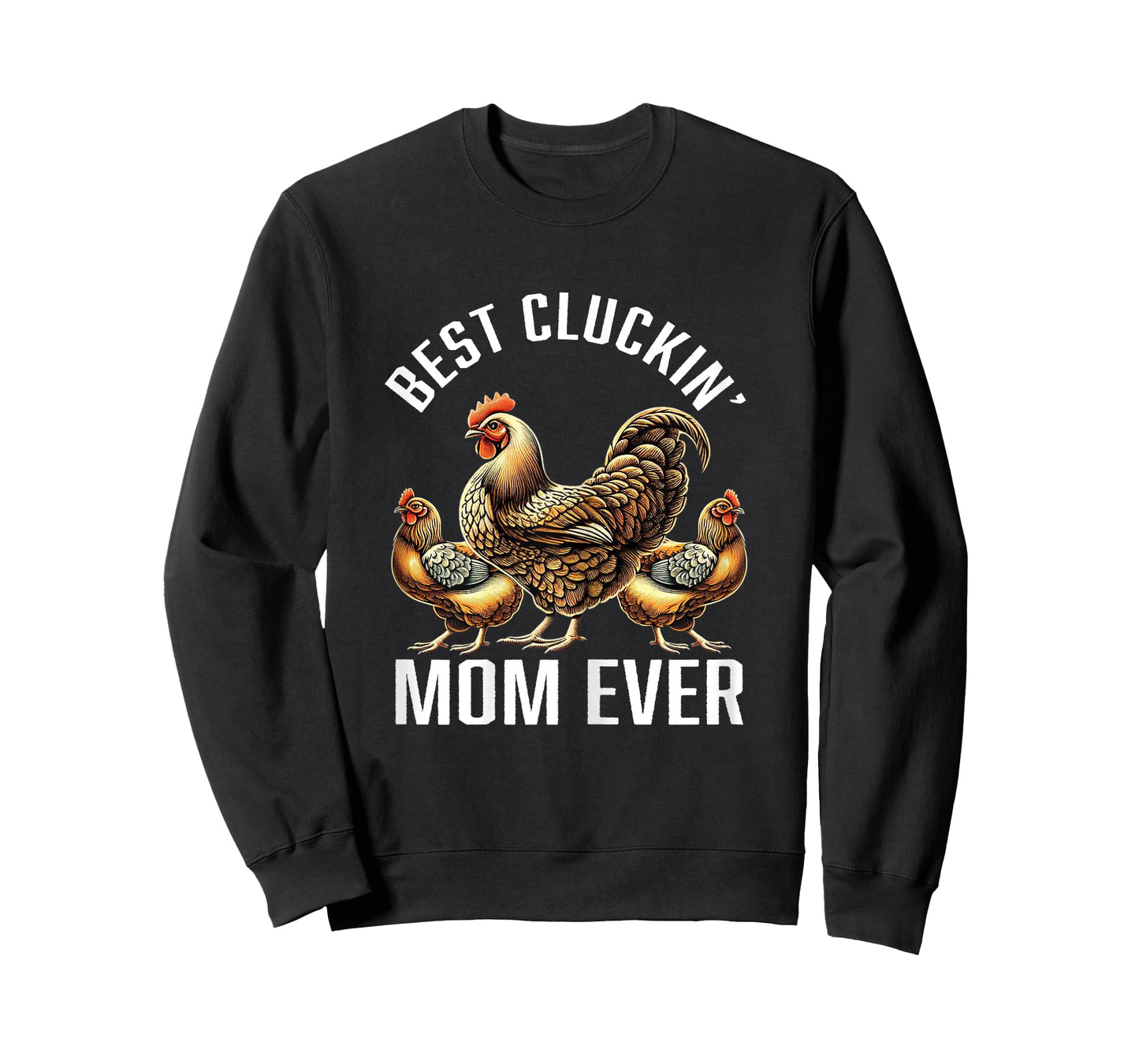Chicken Lovers Gifts Womens Best Cluckin' Mom Funny Chicken T-Shirt