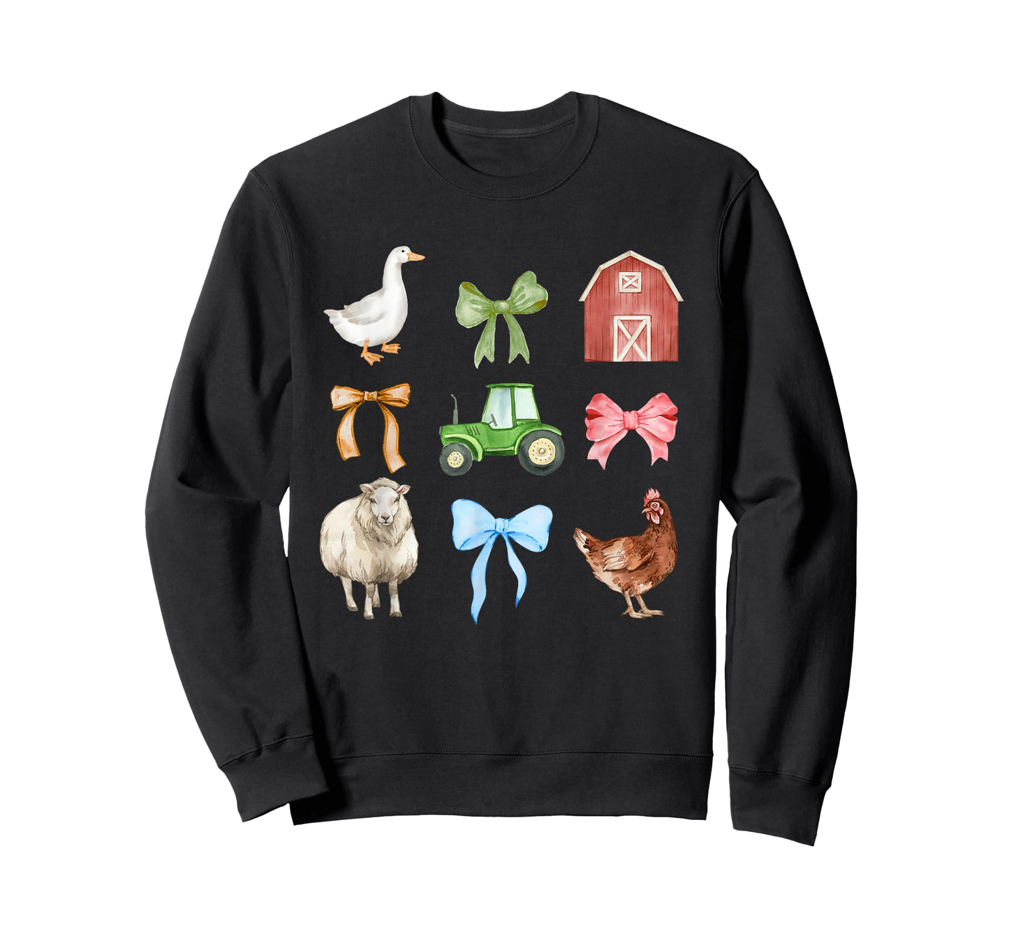 Cute Farm Animals Coquette Farmer Country T-Shirt