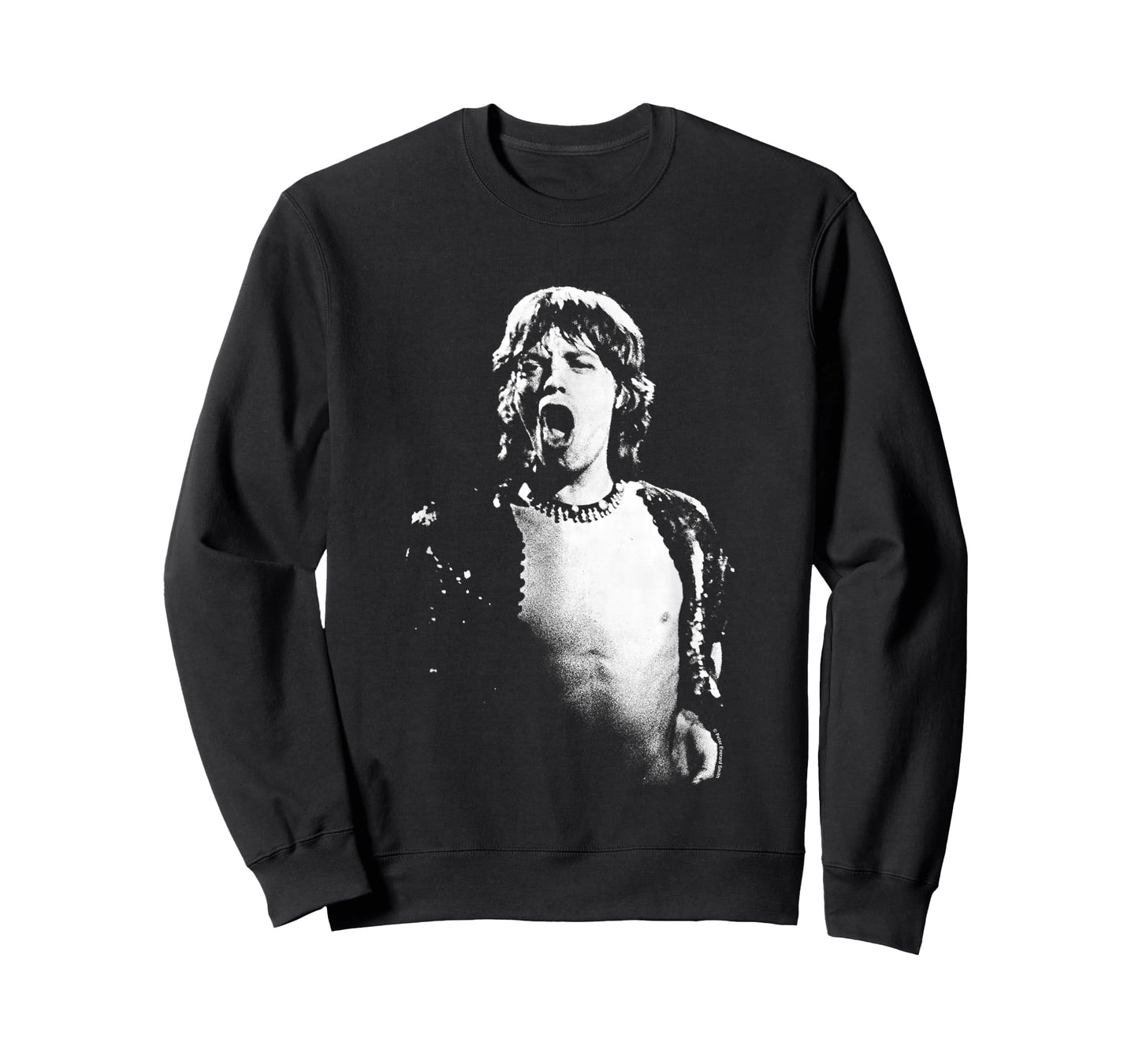 Mick Jagger 1971 Rolling Stones Live by Everard Smith T-Shirt