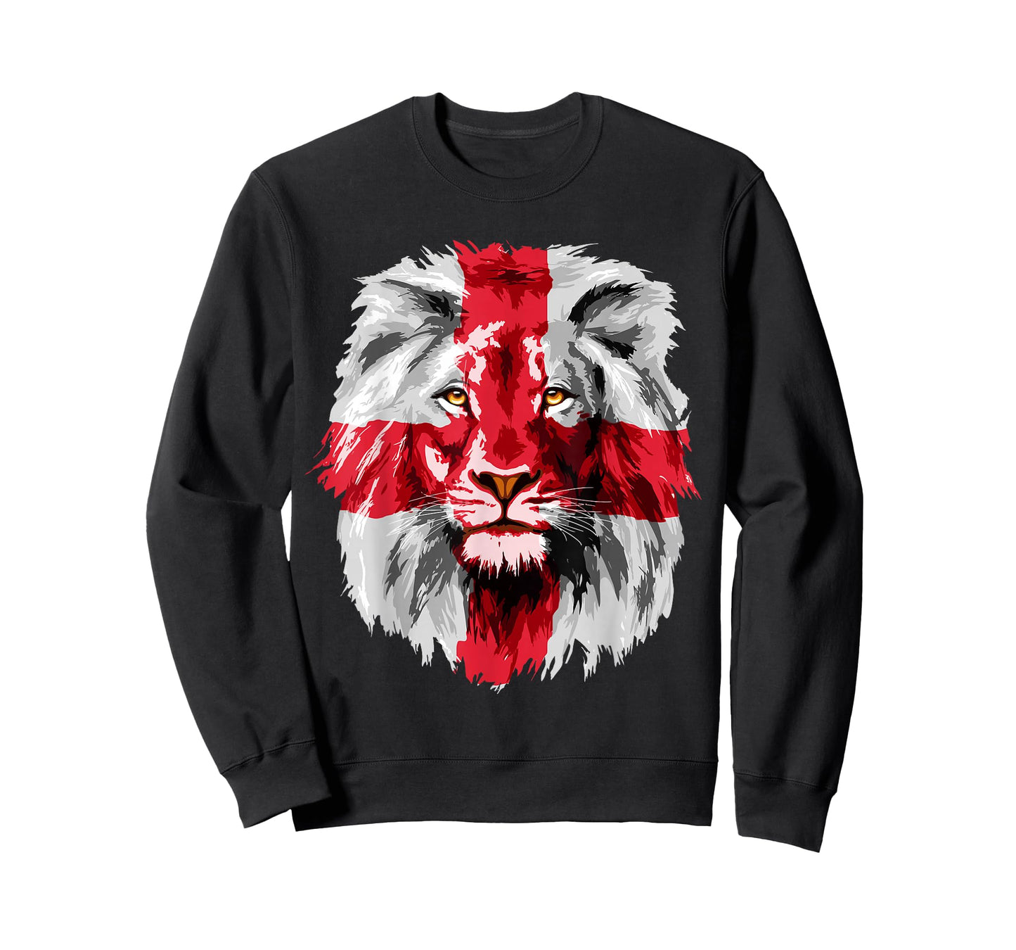 England National Flag Lion Face English England Flag T-Shirt
