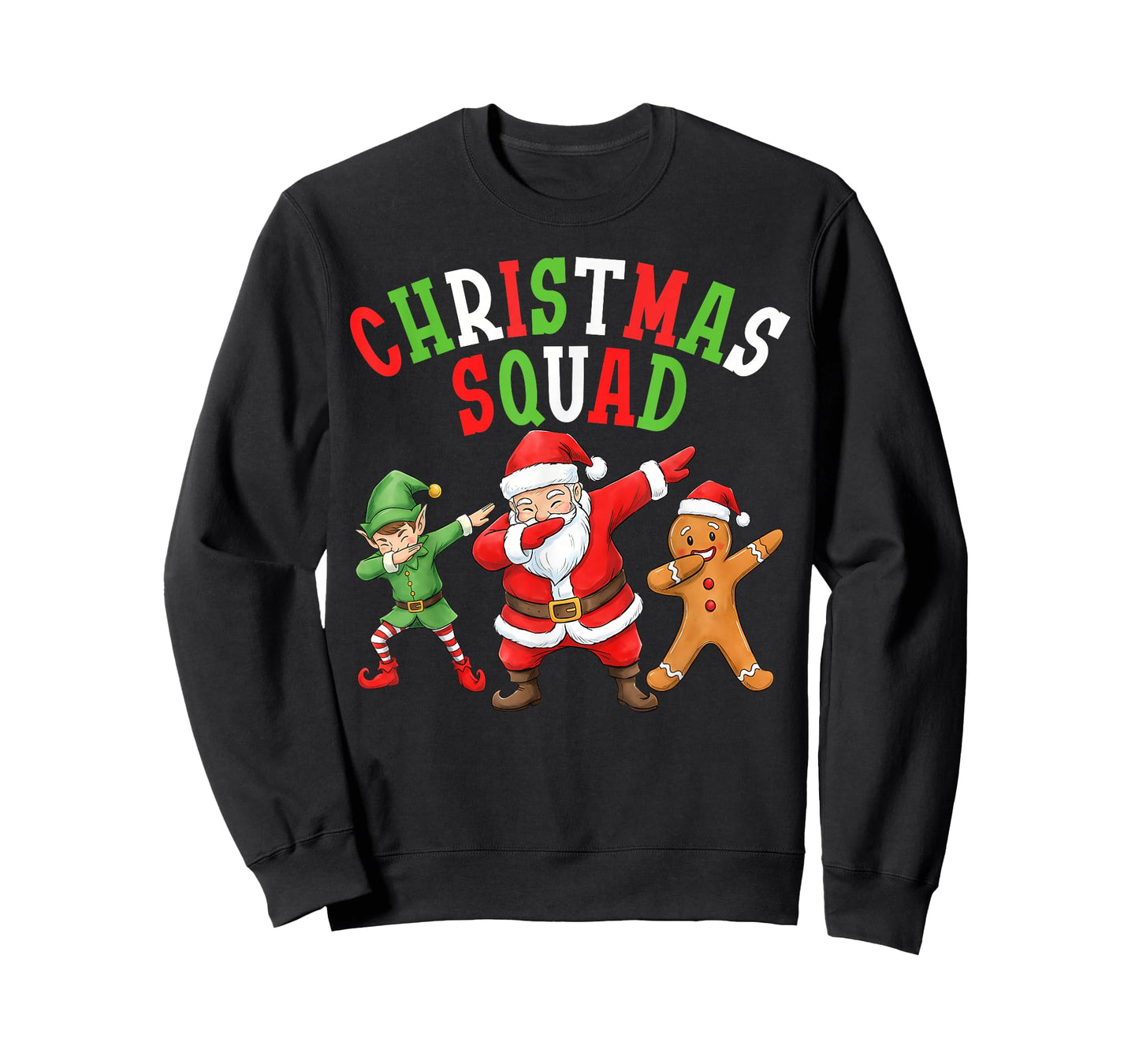 Christmas Squad Matching Funny Santa Xmas Helper Gingerbread T-Shirt