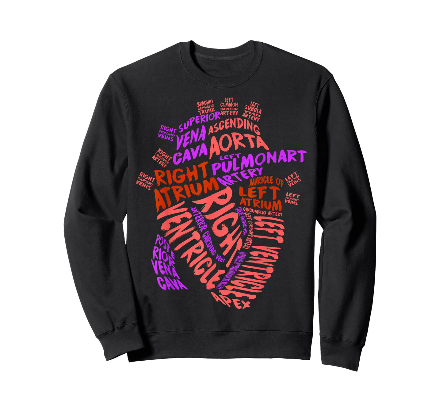 Anatomical Human Heart Cardiology Medical Cardiac Nurse T-Shirt