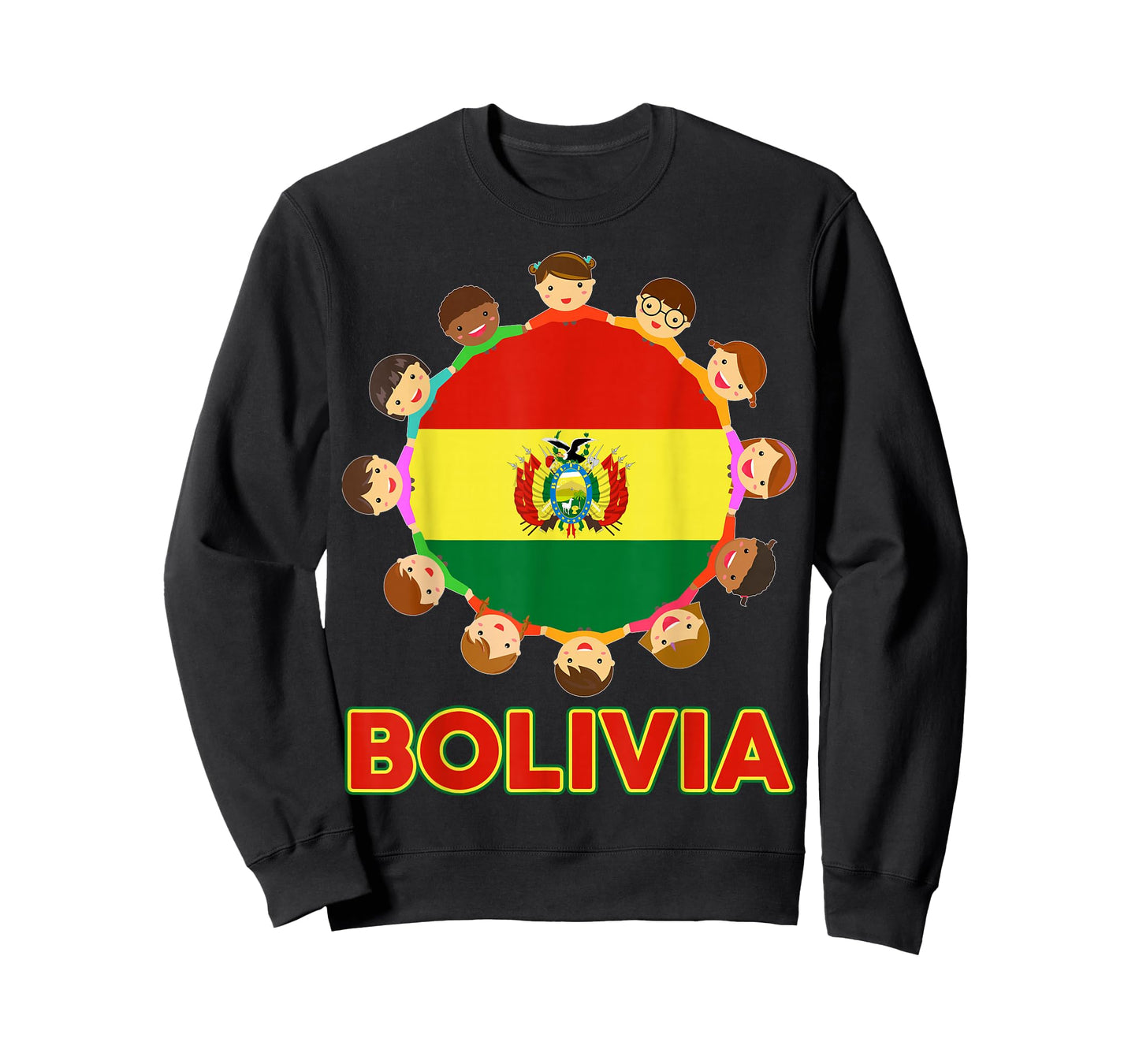 Kids Bolivia Flag Toddler Bolivian Hispanic Heritage Month T-Shirt