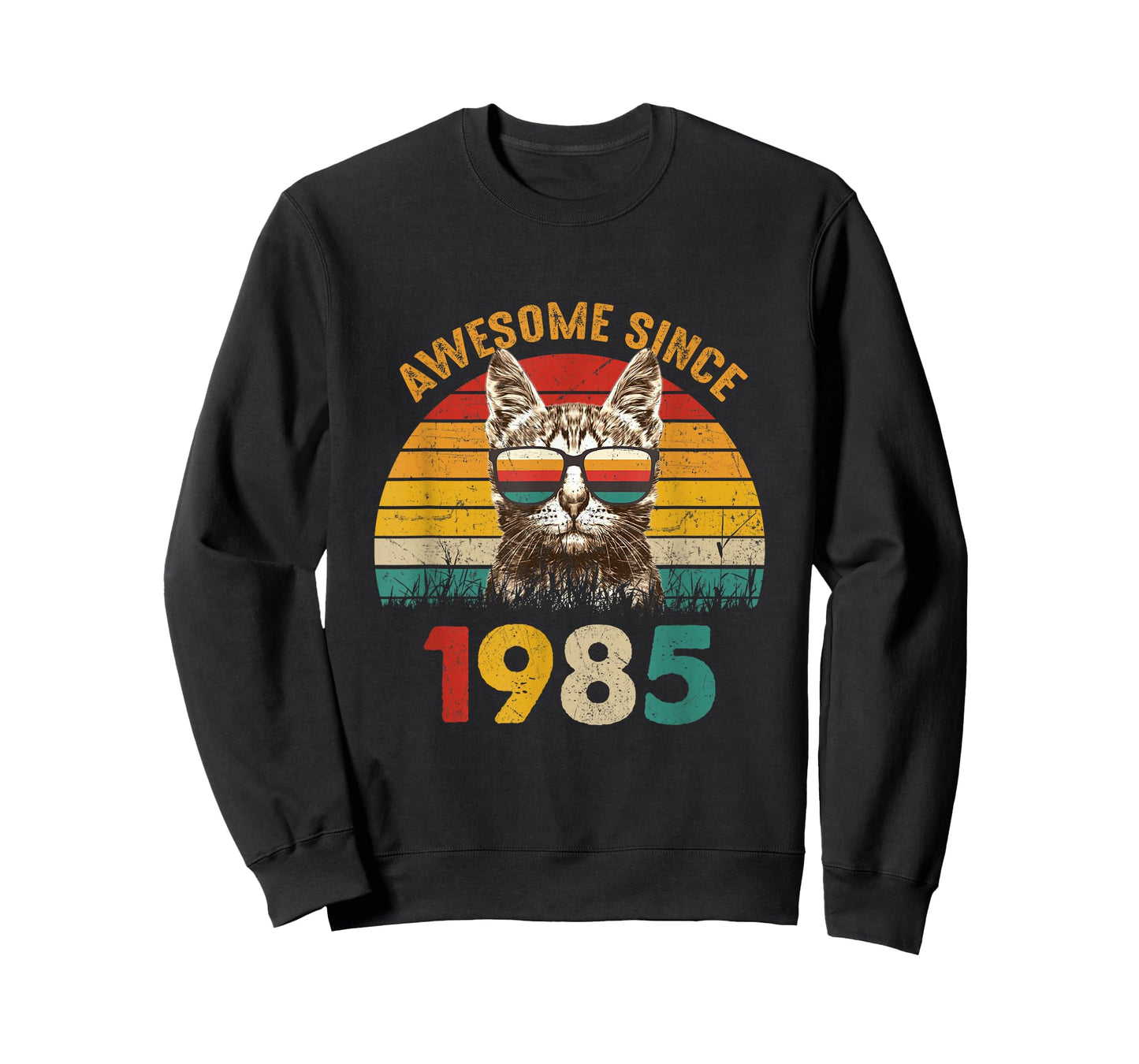 40th Birthday shirt 40 Year Old Cat Lover Awesome Since 1985 T-Shirt