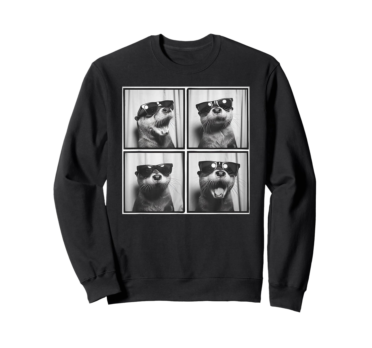 Funny Looking Otter Wearing Sunglasses T-Shirt