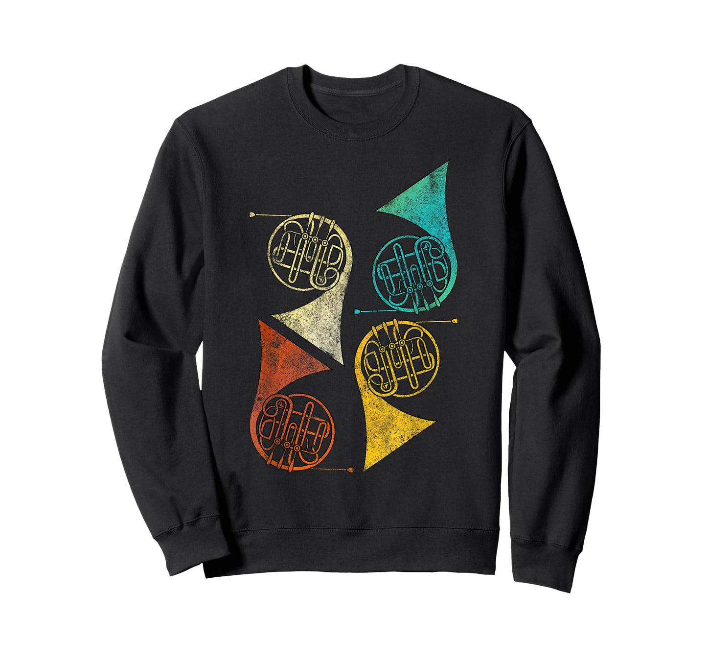 Retro French Horn Shirt - Marching Band Shirt T-Shirt