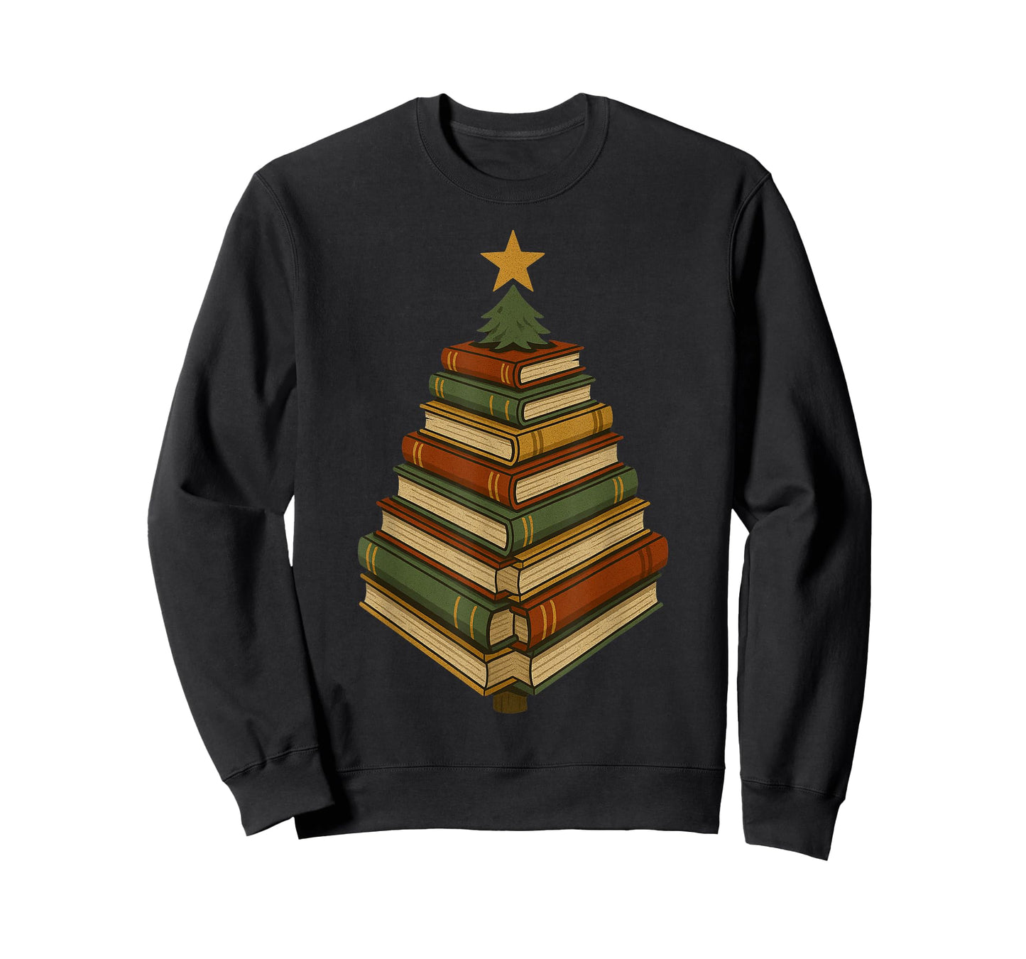 Book Lover Christmas Graphic for Librarians T-Shirt