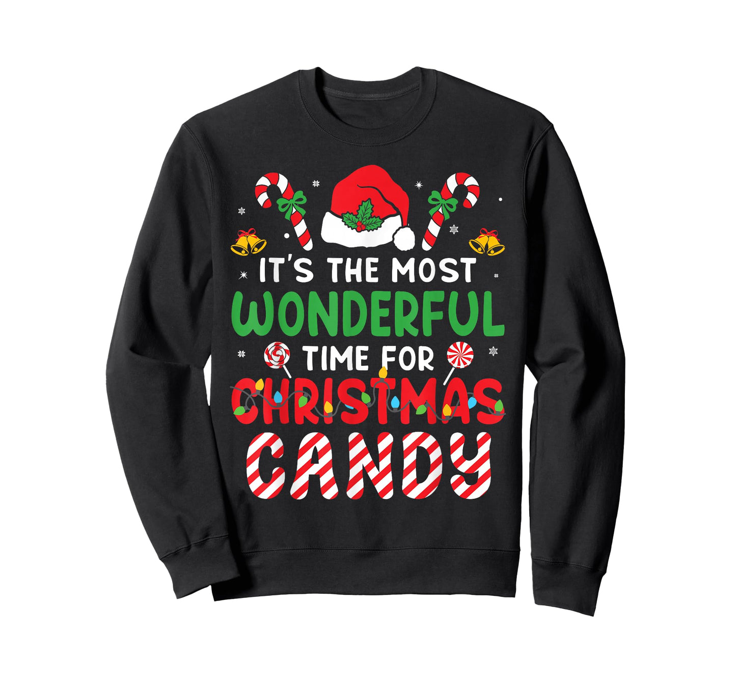 It's The Most Wonderful Time for Christmas Candy Cane Kids T-Shirt