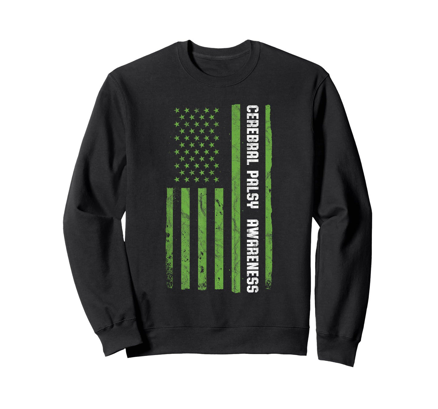 Cerebral Palsy Awareness Month American Flag CP T-Shirt