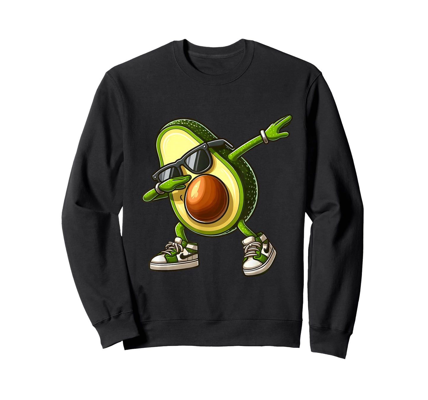 Funny Dabbing Avocado Vegan Food Lover Tee T-Shirt