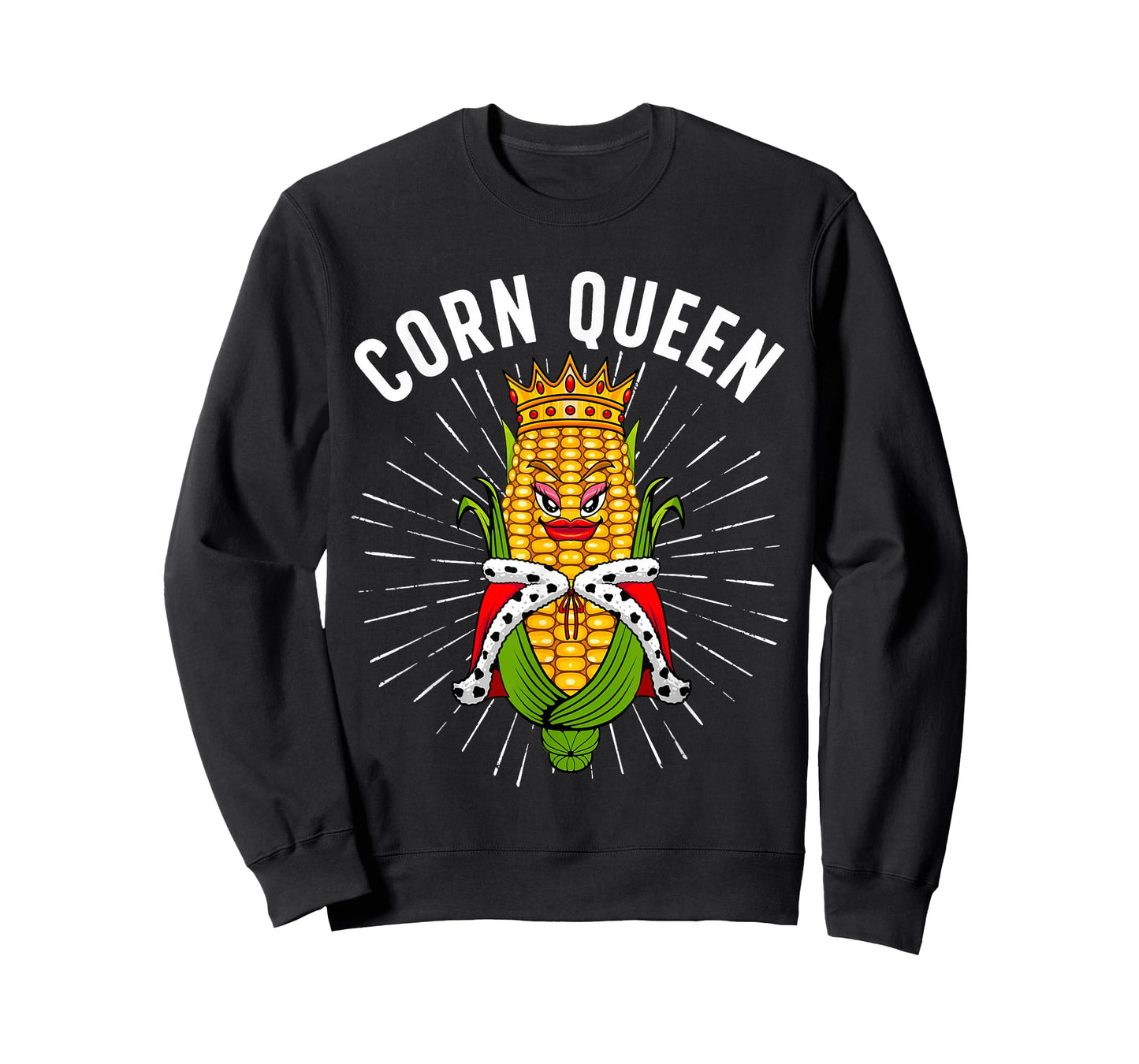 Cool Corn Queen For Women Girls Food Farming Corn Cob Farmer T-Shirt