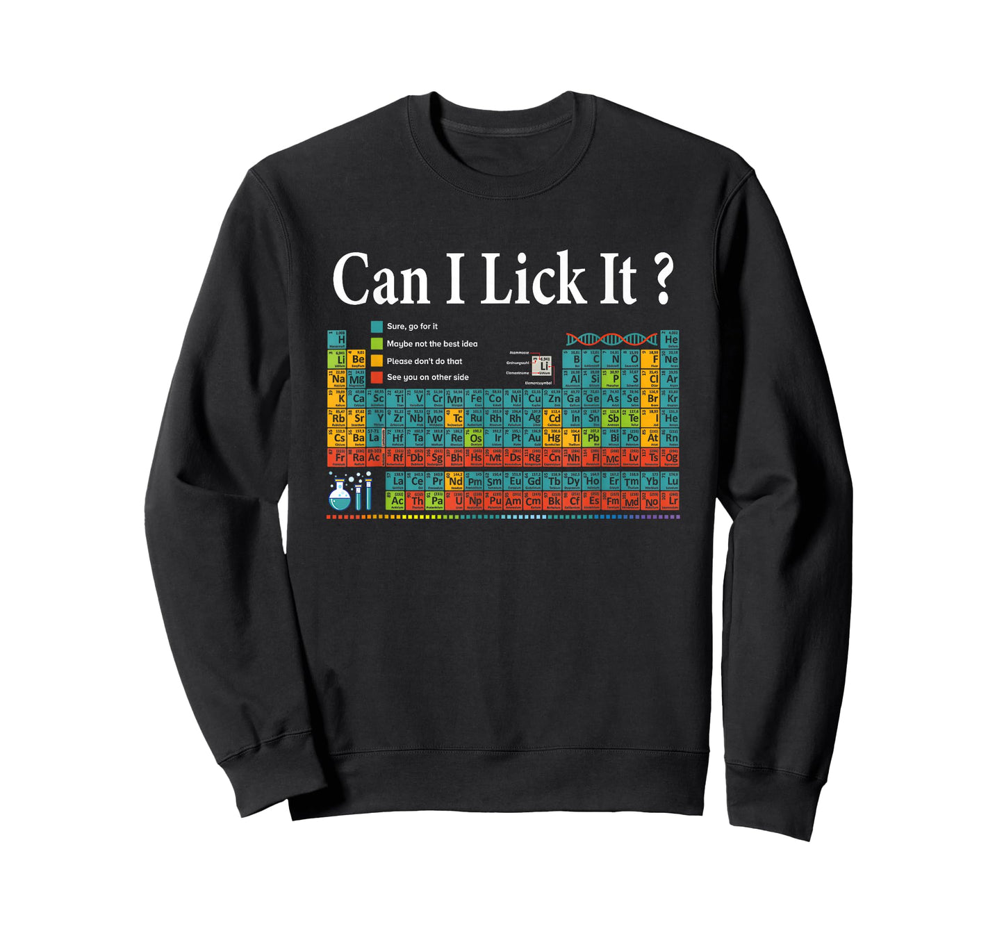 Can I Lick It Periodic Table Teacher Student Kids T-Shirt