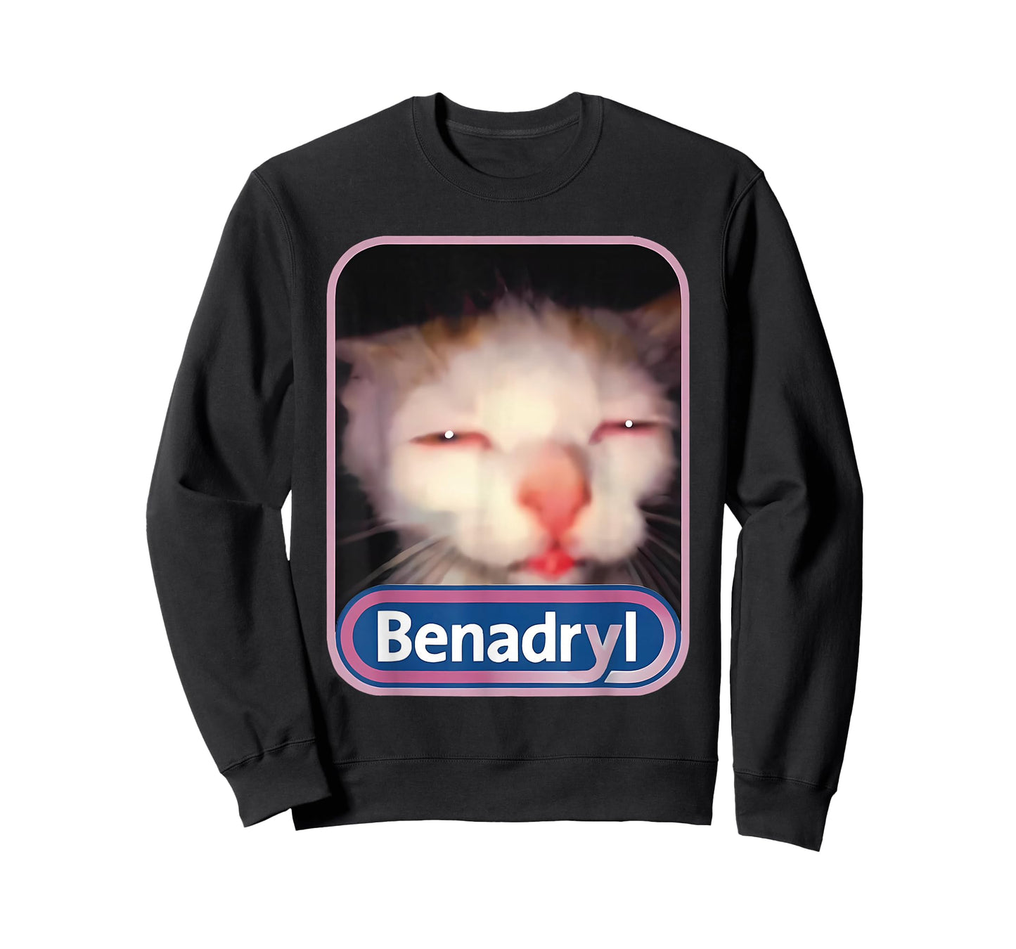 Funny Cat Meme Unhinged Hilarious Cat Lover T-Shirt